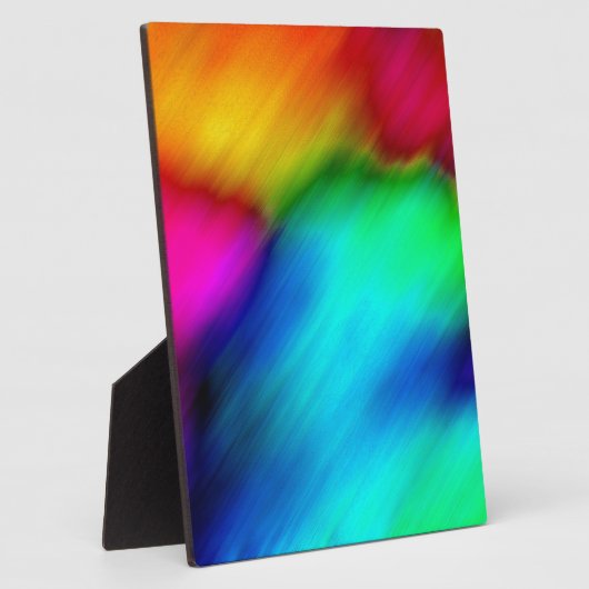 Psychedelische Farben Fotoplatte (Seite)