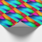 Psychedelische Farben Geschenkpapier (Ecke)