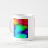 Psychedelische Farben Kaffeetasse (Vorderseite Links)