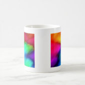 Psychedelische Farben Kaffeetasse (Mittel)