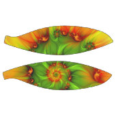 Psychedelische Farben Modernes Abstraktes Fraktal  Basketball (Panele)