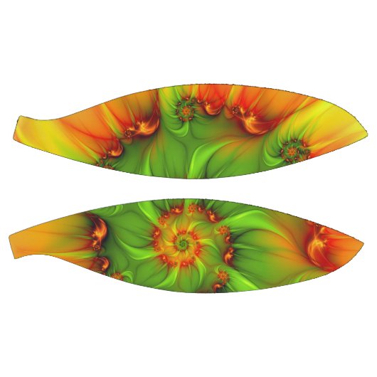 Psychedelische Farben Modernes Abstraktes Fraktal  Basketball (Panele)