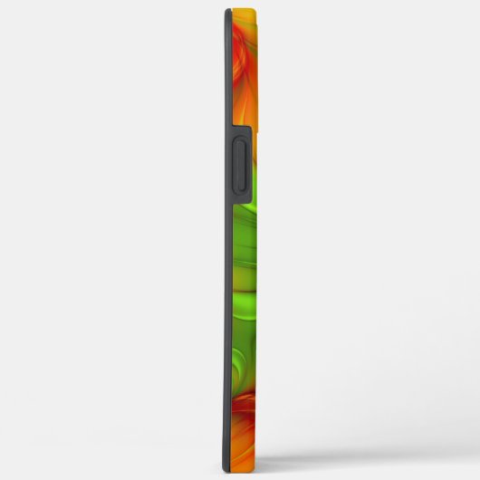 Psychedelische Farben Modernes Abstraktes Fraktal  Case-Mate iPhone Hülle (Rückseite / Rechts)