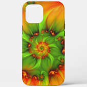 Psychedelische Farben Modernes Abstraktes Fraktal  Case-Mate iPhone Hülle (Rückseite)