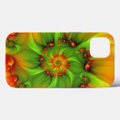 Psychedelische Farben Modernes Abstraktes Fraktal  Case-Mate iPhone Hülle (Rückseite (Horizontal))