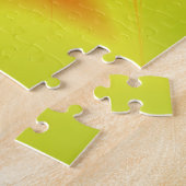 Psychedelische Farben Modernes Abstraktes Fraktal Puzzle (Seite)