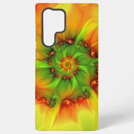 Psychedelische Farben Modernes Abstraktes Fraktal  Samsung Galaxy Hülle