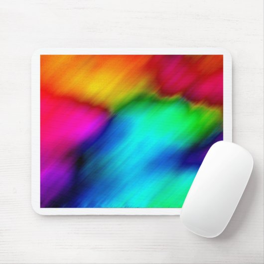 Psychedelische Farben Mousepad (Mit Mouse)