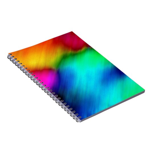 Psychedelische Farben Notizblock (Rechte Seite)