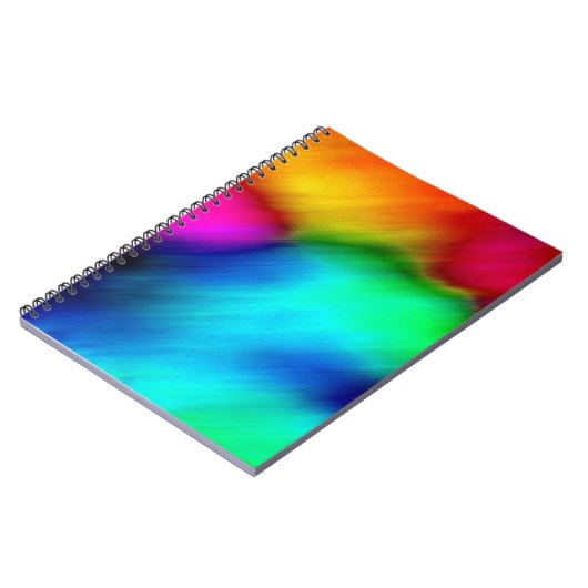 Psychedelische Farben Notizblock (Linke Seite)