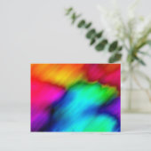 Psychedelische Farben Postkarte (Stehend Vorderseite)