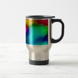 Psychedelische Farben Reisebecher