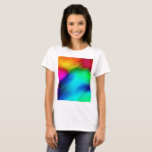 Psychedelische Farben T-Shirt (Vorne ganz)