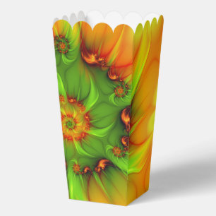 Psychedelische farbenfrohe moderne abstrakte Frakt Geschenkschachtel