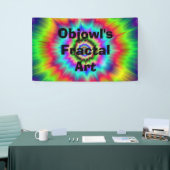 Psychedelische Farbexplosion Banner (Messeveranstaltung)