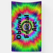 Psychedelische Farbexplosion Banner (Vertikal)