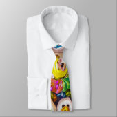 Psychedelische farbige Tasten Neck Tie Krawatte (Gebunden)