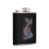 Psychedelische Fische Flachmann (Rechts)