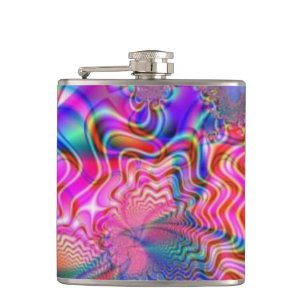 Psychedelische Flasche von Groovy Timz - Geschenke Flachmann