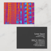 Psychedelische Flats Visitenkarte (Vorne/Hinten)