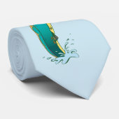 Psychedelische Forellenfischerei Krawatte (Gerollt)