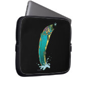 Psychedelische Forellenfischerei Laptopschutzhülle (Vorne Rechts)