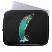 Psychedelische Forellenfischerei Laptopschutzhülle (Vorderseite)