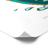 Psychedelische Forellenfischerei Poster (Ecke)