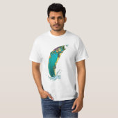 Psychedelische Forellenfischerei T-Shirt (Vorne ganz)