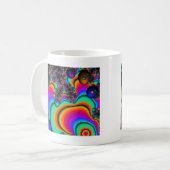 psychedelische Fraktal-Kunst Kaffeetasse (Vorderseite Links)