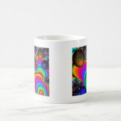 psychedelische Fraktal-Kunst Kaffeetasse (Mittel)