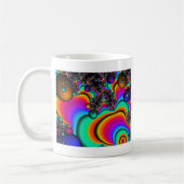 psychedelische Fraktal-Kunst Kaffeetasse (Links)