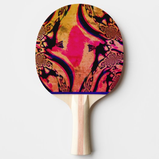 Psychedelische Fraktale Ping Pong Paddle Tischtennis Schläger (Vorderseite)