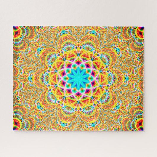 Psychedelische Fraktale Puzzle (Horizontal)