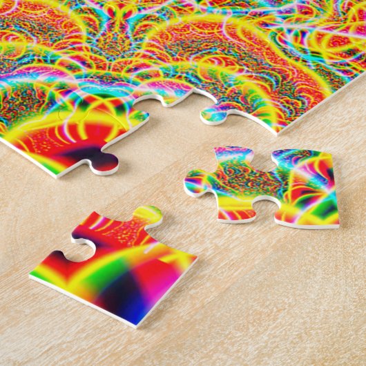Psychedelische Fraktale Puzzle (Seite)