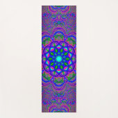 Psychedelische Fraktale Yogamatte (Vorderseite)