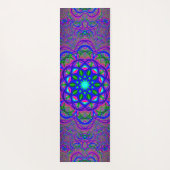 Psychedelische Fraktale Yogamatte (Rückseite)