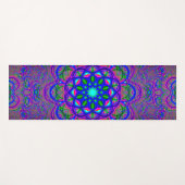 Psychedelische Fraktale Yogamatte (Vorderseite (Horizontal))