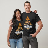 Psychedelische Freimaurer-Pyramide T-Shirt (Unisex)