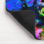 Psychedelische Friedensschildkröten Mousepad (Ecke)