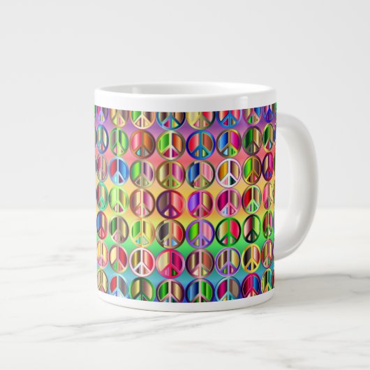 Psychedelische Friedensstiftung Tasse (Vorderseite Rechts)