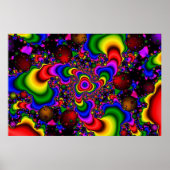 Psychedelische Galaxie Poster (Vorne)