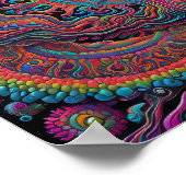 Psychedelische Geburtskunst Poster (Ecke)