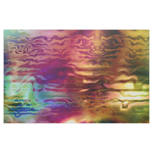 Psychedelische Gefärbte Krawatte-Regenbogen-Muster Stoff (Fat Quarter (45,7 x 55,9 cm))