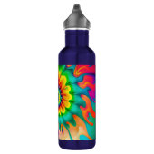 Psychedelische Gefärbte Krawatte Retro Surreal Edelstahlflasche (Rechts)