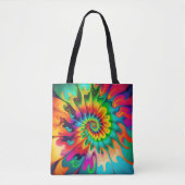 Psychedelische Gefärbte Krawatte Retro Surreal Tasche (Vorderseite)