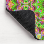 Psychedelische Geometrie Mandala Ball Mousepad (Ecke)