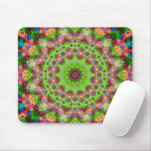 Psychedelische Geometrie Mandala Ball Mousepad (Mit Mouse)