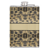 psychedelische Geparden, wildes Afrika anpassbar Flachmann (Rückseite)