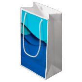 Psychedelische Geschenkboxen: Anpassbare Farbburst Kleine Geschenktüte (Vorderseite Schrägansicht)